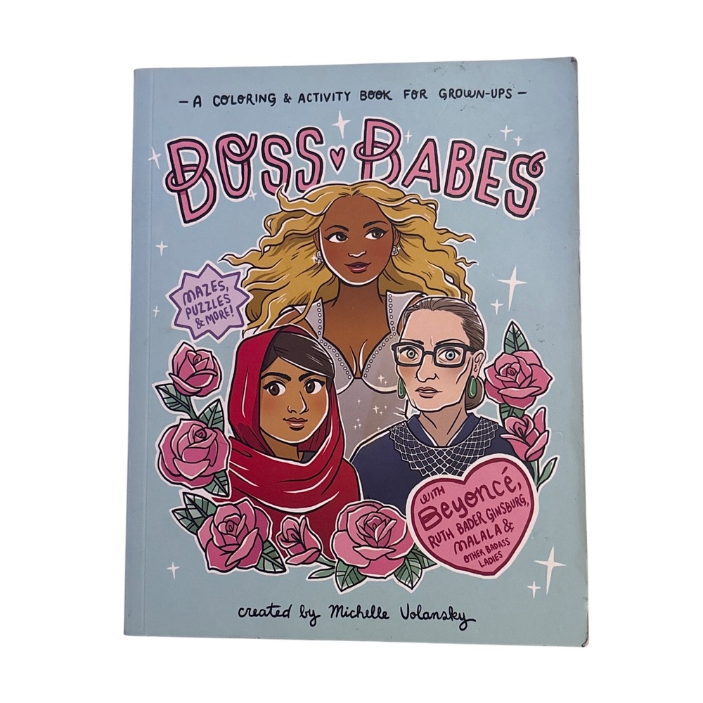 NEW Boss Babes Coloring Activity Book for Grown-Ups Michelle Volansky Paperback